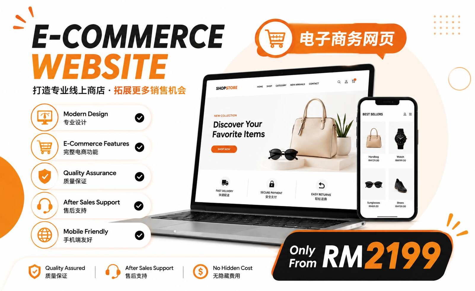 channelsoft-ecommerce-package eCommerce Package from RM 2199